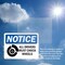 Signmission All Drivers Must Chock Wheels OSHA Notice Sign, Plastic, 14in W x 10in L, 2PK OS-2PACK-NS-P-1014-L-15219 - alternate 4